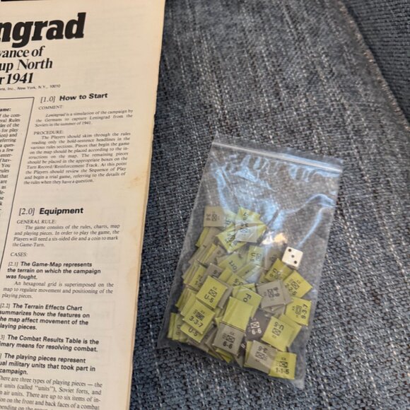 Leningrad (open, punched) SPI Simulations Publications, Inc. - Picture 8 of 10